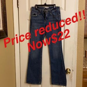 Levi’s Book Cut Super Low Jeans, size W27 L32